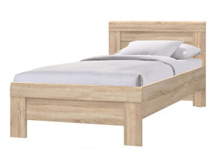 Фото Кровать 90 Соло ВМВ Холдинг с матрасом Pocket Spring и деревянным вкладом