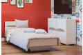 Фото 2 - Ліжко 90 Бянко Світ Меблів з матрацом Pocket Spring та каркасом-ламелями