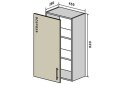 Image 1 - В44 Тумба 1Д 45 Интерно Глянец/ Interno Gloss Вип-Мастер