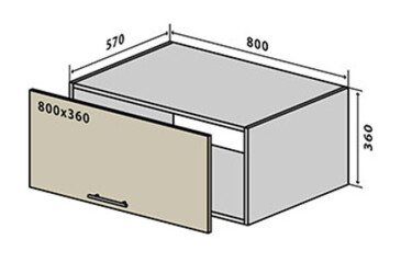 Фото В68 Окапник 80 Интерно Глянец Люкс/ Interno Gloss Luxe Вип-Мастер