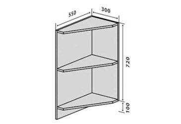 Фото Н17 Полки угловые
