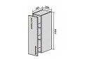 Image 1 - В1 Полиці + фасад петлі 200х720 Інтерно / Interno Luxe VIP-master