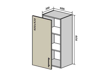 Фото В43 Тумба 1Д 40 Інтерно Люкс / Interno Luxe VIP-master