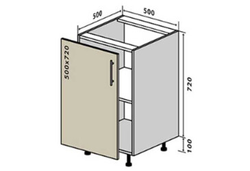 Фото Н5 Тумба 1Д 50