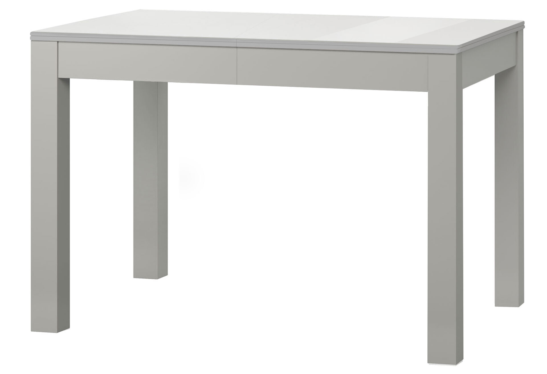 Фото 1 - Стол обеденный Модуль Люкс Космо стекло 122x74 см раскладной, грей