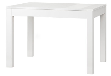 Фото Стол обеденный Модуль Люкс Космо стекло 122x74 см раскладной, белый