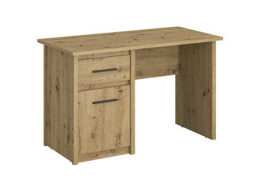 Image Стіл письмовий VMV holding Айсон 120x60 см з тумбою і шухлядою, дуб артізан