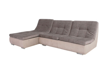 Фото Мягкий уголок Элегант Бенефит 2 284x182 см коричнево-бежевый