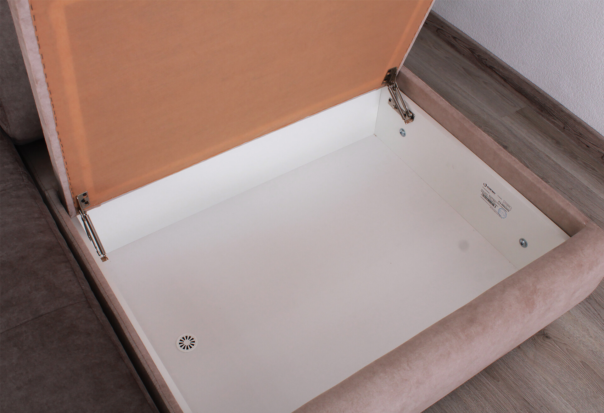 Фото 4 - М'який куточок Elegant Бенефіт 10 240x182 см коричнево-бежевий