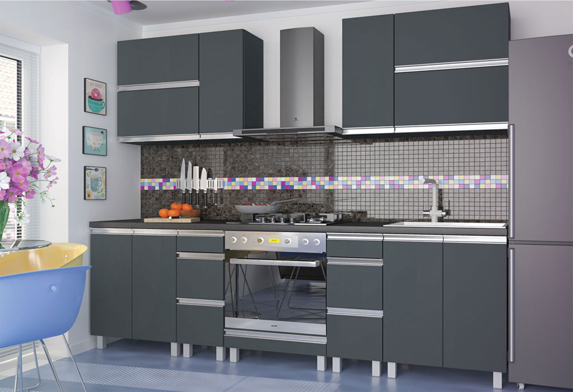 Фото 1 - Кухня Альбина Люкс Комплект 2.4 Вип-Мастер