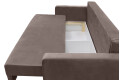 Фото 2 - Диван Даллас Люкс коричневый (Милди Mocco + Лонета Shurfine, Мегатекс/Exim Textile) Вика