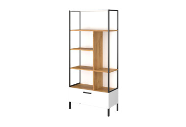 Фото Шкаф-стеллаж открытый ВМВ Холдинг Сантес с ящиком 90 см