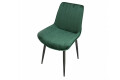 Фото 1 - Стілець Елвіс / Alvis (3029) чорний каркас / темно-зелений Kredens furniture