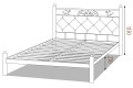 Фото 2 - Кровать Стелла 140 Металл-Дизайн