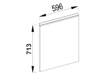 Фото Фасад под посудомойку Ф 60 ПМ Софи Svit Mebliv