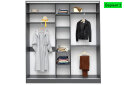 Image 3 - Корпус 450 Стандарт Шкаф-купе 3Д 2200х2400 Киевский стандарт