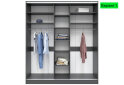 Image 2 - Корпус 600 Стандарт Шкаф-купе 3Д 2200х2400 Киевский стандарт
