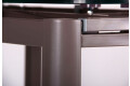 Фото 5 - Стол обеденный раскладной Кассандра B179-71 серый / стекло платина АМФ