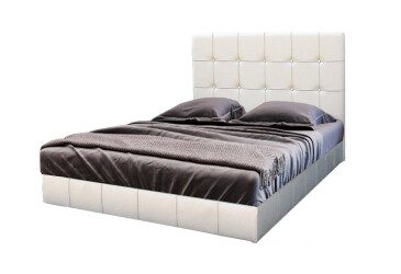 Фото Ліжко-подіум Vika Магнолія (матрац в жаккарді) 160х200 см підйомне