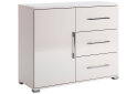 Image 1 - Комод MiroMark Фемили 1-дверный с 3 ящиками 100 см Белый