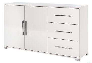 Image Комод MiroMark Фемили 2-дверный с 3 ящиками 146 см Белый