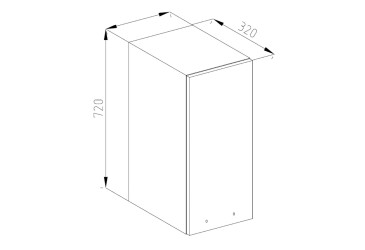 Фото В 50 (фасад ДСП) Марго Svit Mebliv