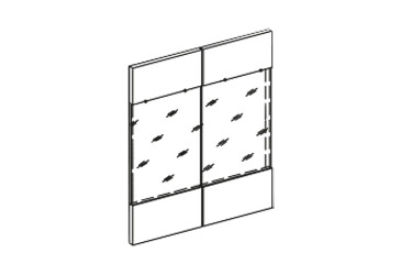 Фото Фасад В 80 Ск ДСП Марго Світ Меблів