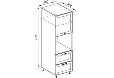 Фото П 60 ДШ LUX Марго Svit Mebliv