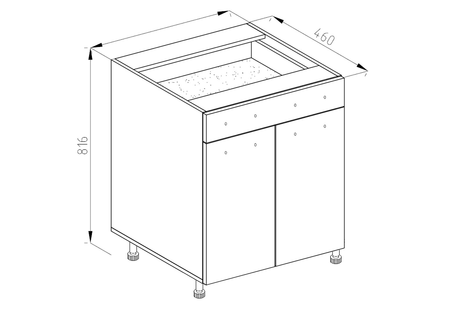 Фото 1 - Н 60 ДШ LUX Марта Світ Меблів