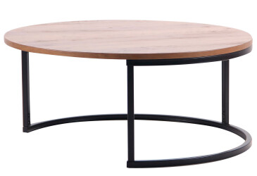 Фото Стіл журнальний Colorado-1 чорний / МДФ дуб шервуд AMF