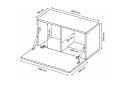 Изображение 2 - Тумба под ТВ MiroMark Бокс / Box с дверкой 140 см