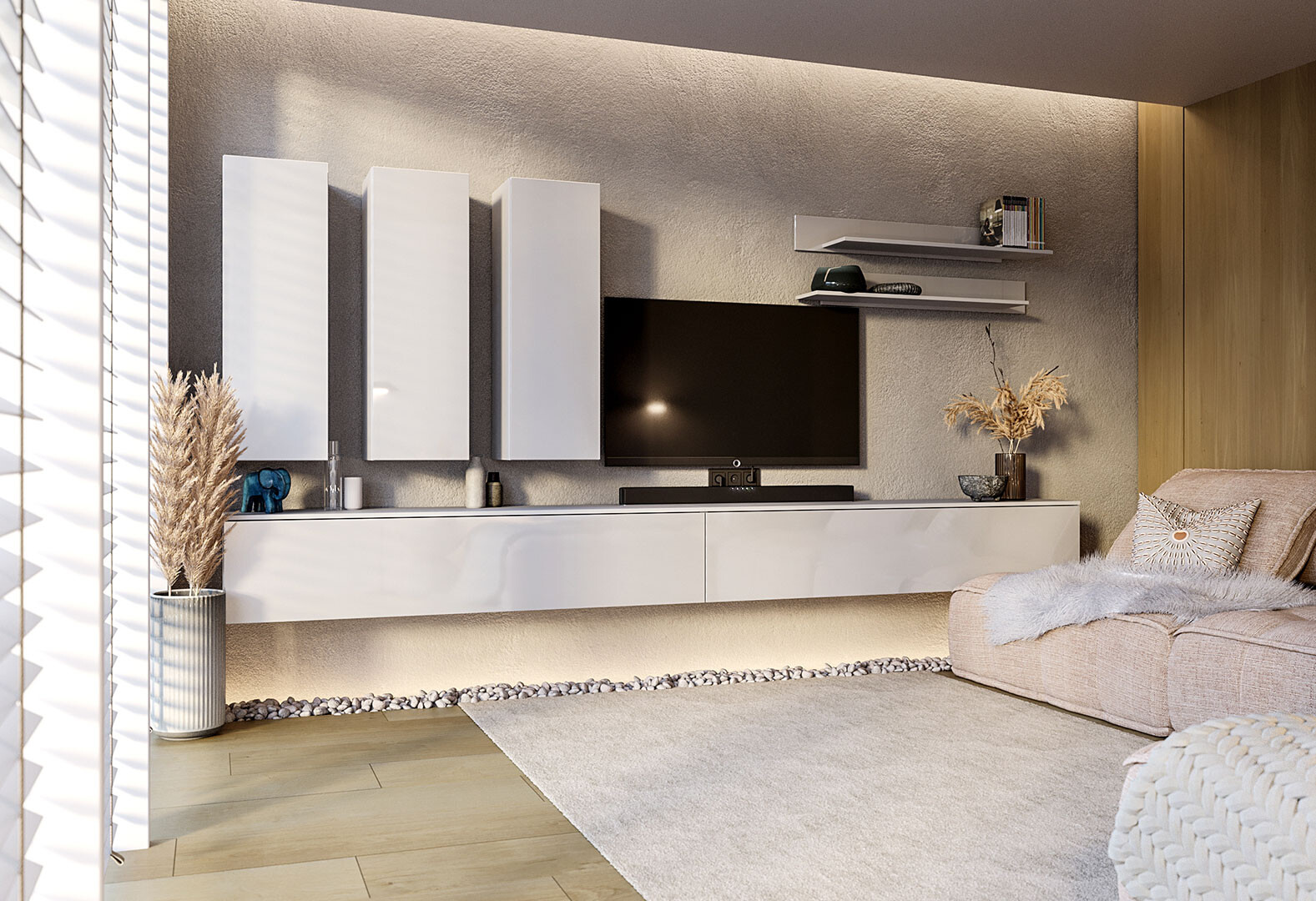 Фото 1 - Стенка МироМарк Бокс TV-4 350 см