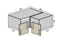 Image 1 - В81 Тумба кутова 98 Модена VIP-master