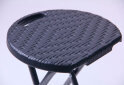 Изображение 4 - Табурет складной Сеат YC-035 пластик Rattan Black АМФ