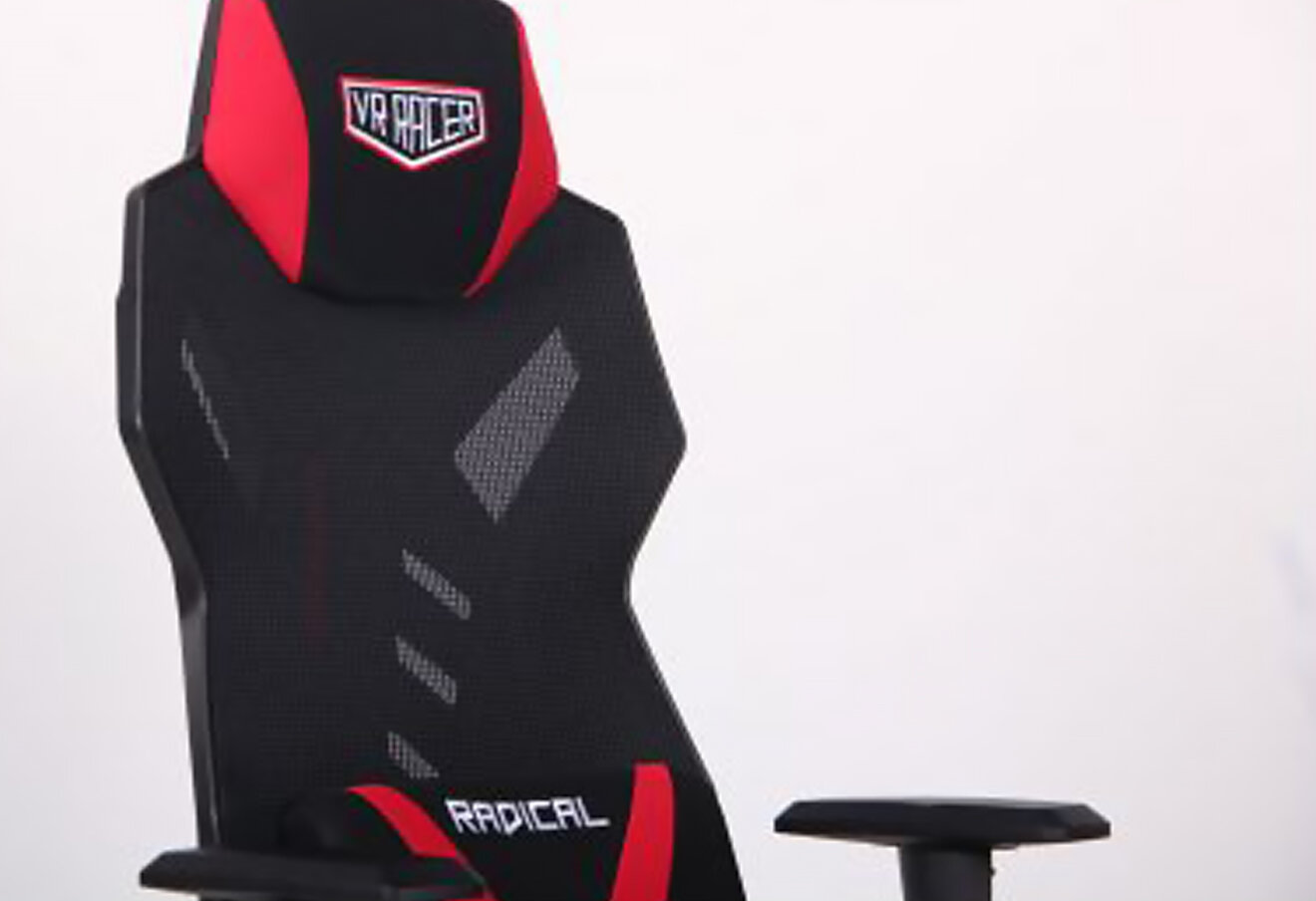 Фото 3 - Крісло VR Racer Radical Grunt чорний/червоний AMF