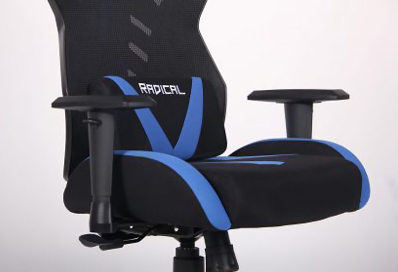 Фото 9 - Крісло VR Racer Radical Krios чорний/синій AMF