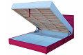 Фото 9 - Кровать-подиум Vika Горизонт 140х200 см подъемная, матрас жаккард, независимый блок