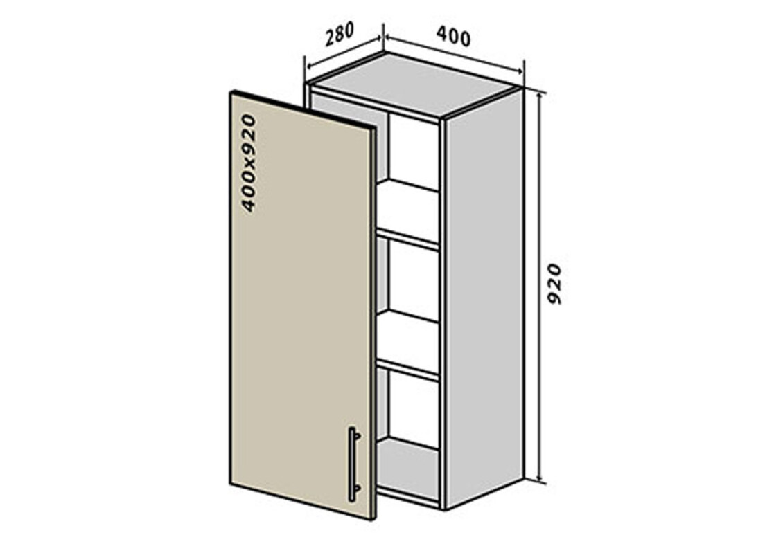 Фото В43 Тумба 1Д 40 Родос Вип-Мастер