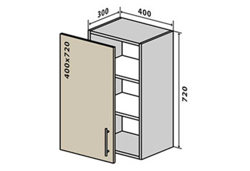 Фото В3 Тумба 1Д 40 Родос Люкс Вип-Мастер