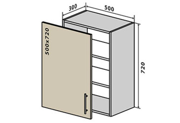 Фото В5 Тумба 1Д 50 Родос Люкс Вип-Мастер