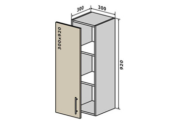 Фото В42 Тумба 1Д 30 Родос Люкс Вип-Мастер