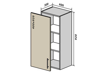 Фото В43 Тумба 1Д 40 Родос Люкс Вип-Мастер
