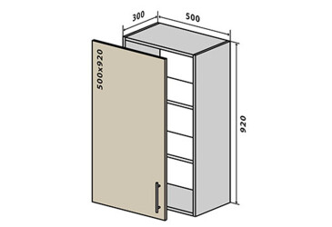 Фото В45 Тумба 1Д 50 Родос Люкс Вип-Мастер
