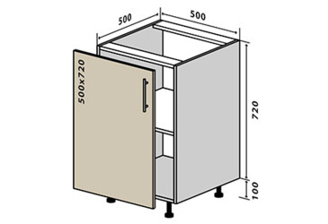 Фото Н5 Тумба 1Д 50