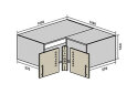 Image 1 - В81 Тумба кутова 100 Родос Люкс VIP-master