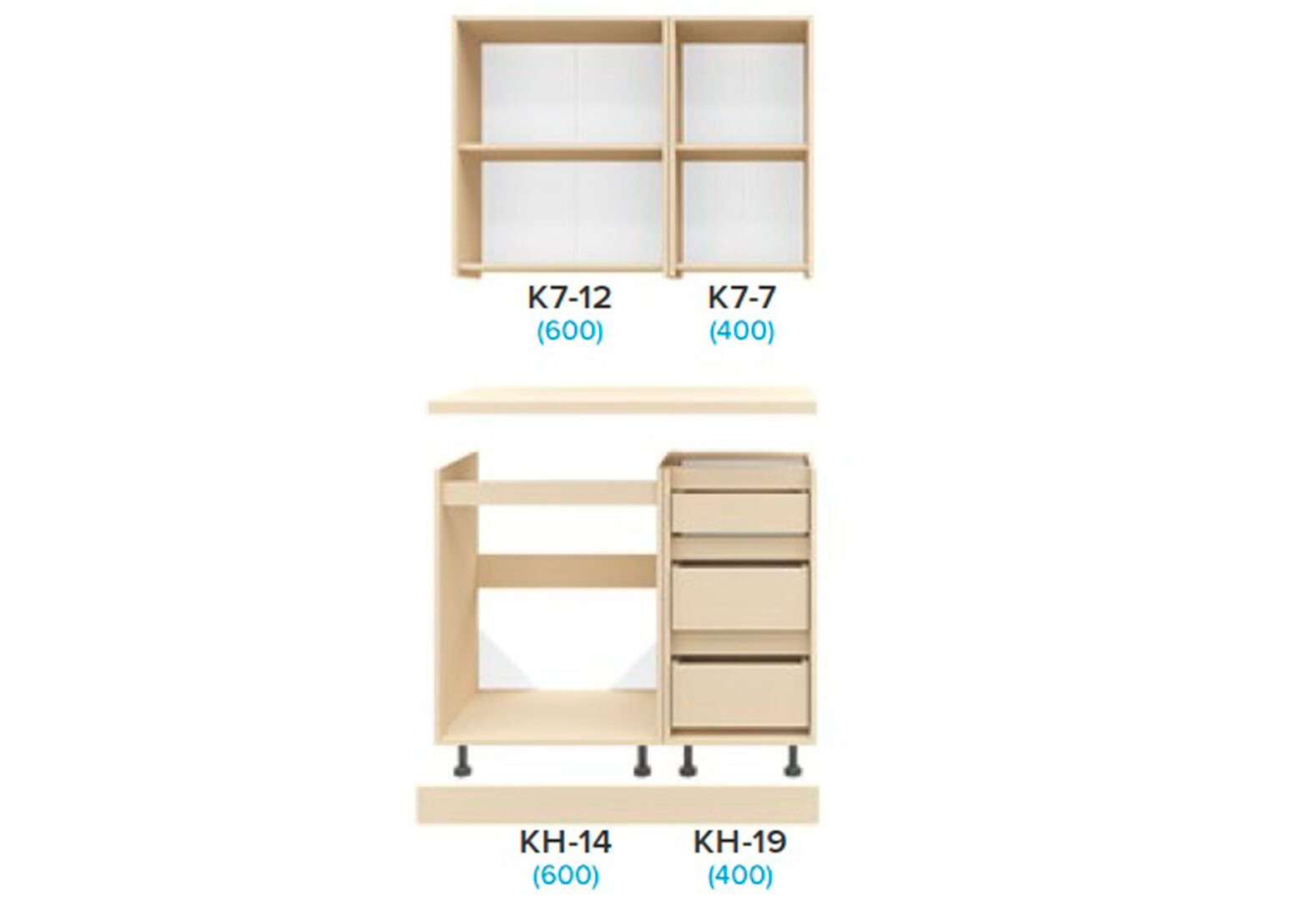 Фото 2 - Кухня Матина 1,0м (В) Киевский стандарт