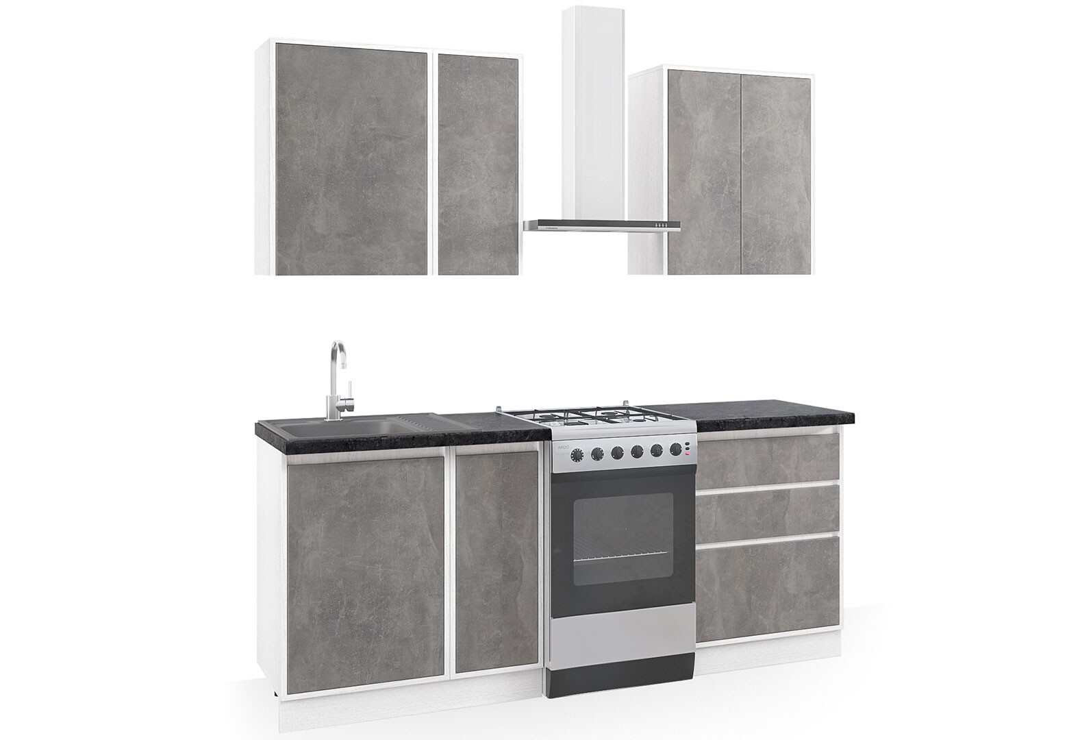 Фото 1 - Кухня Матіна 1,4м (В) Київський стандарт