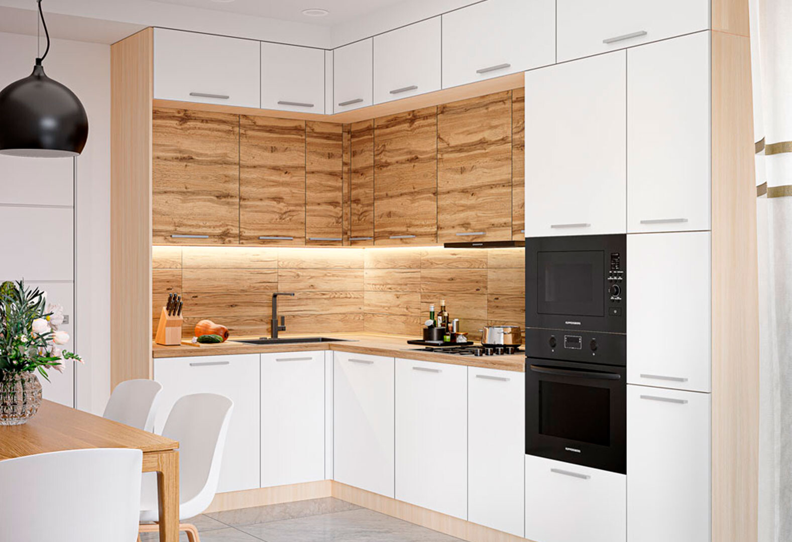 Фото 1 - Кухня угловая Родос Люкс 1.5х2.7 Вип-Мастер