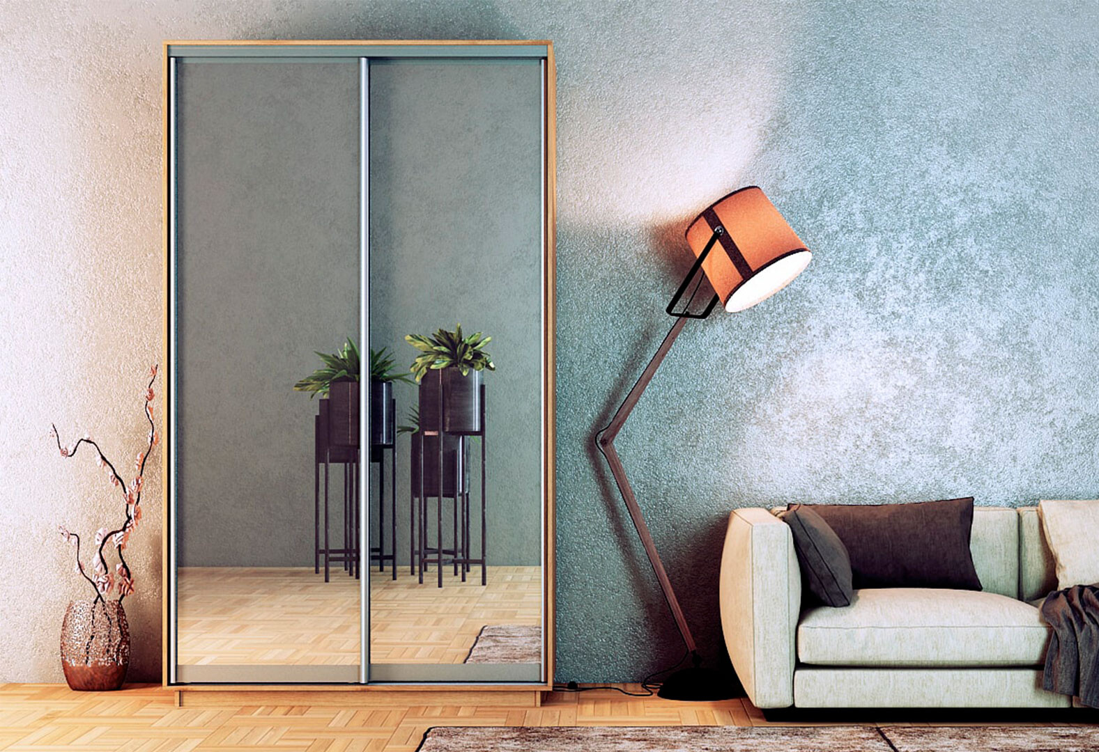 Фото 6 - Шафа-купе 2Д 1400 Garant