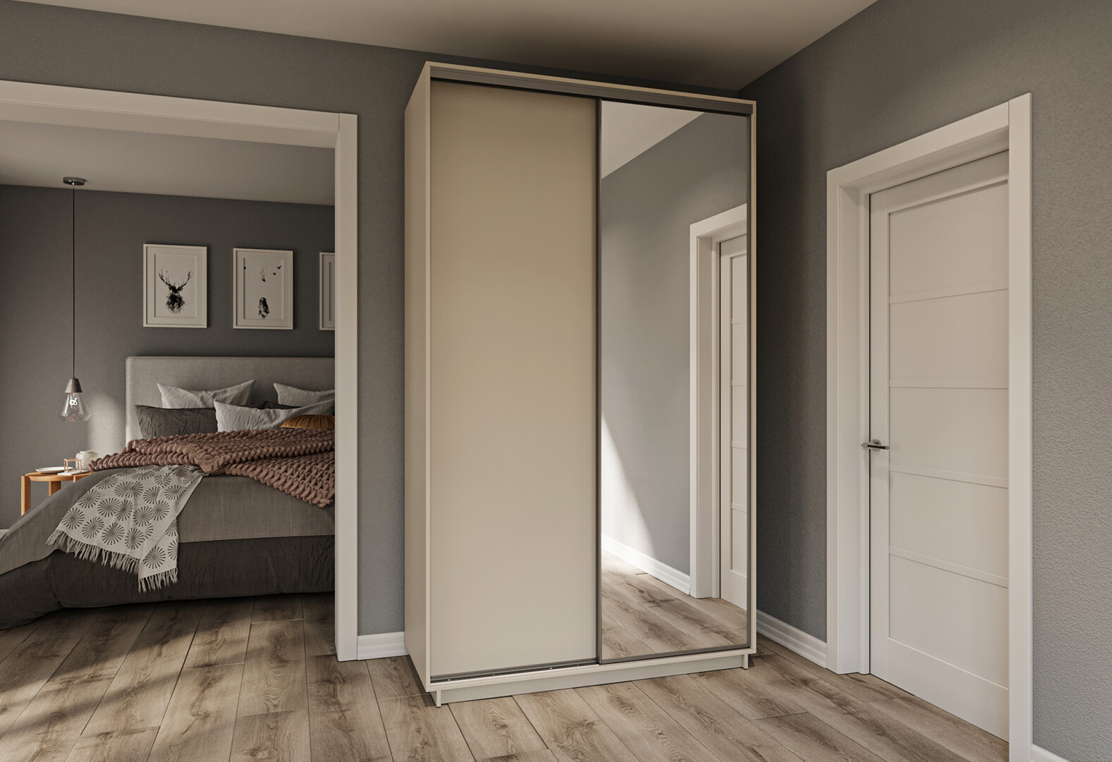 Фото 2 - Шафа-купе 2Д 1400 Garant